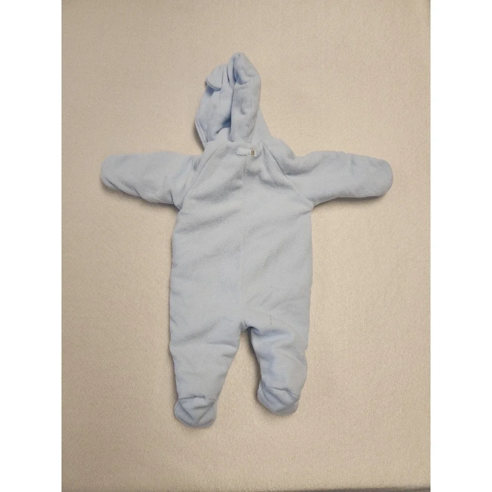 Old‎ Navy Baby Bunting Fleece Suit 0-3 Months Navy Blue Warm